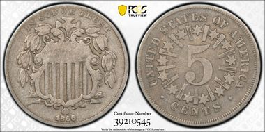 1866 5C Rays VG8