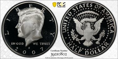 2007-S 50C Silver PR69DCAM