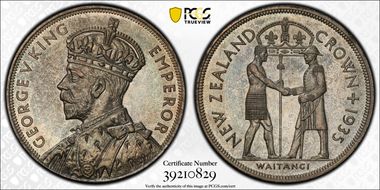 1935 Crown Waitangi PR66