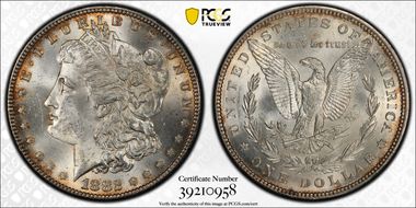 1882 $1 MS63