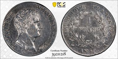 AN 12-A (1803) 1 Fr Gad-442 Consul N1