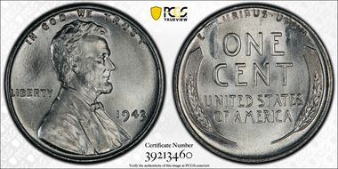 1943 1C MS68