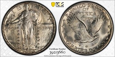 1929-S 25C MS66FH