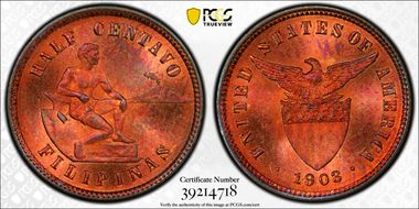 1903 1/2C MS65RB