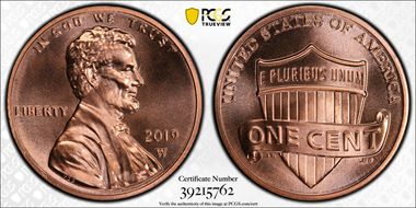 2019-W 1C Shield MS64RD