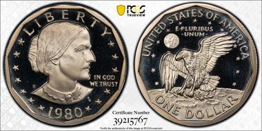 1980-S SBA$1 PR69DCAM