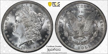 1884-O $1 MS65+