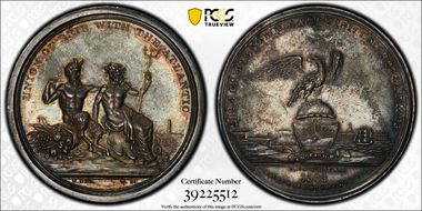 1826 SC$1 HK-1000, Erie Canal Ag MS62