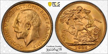 1925 Sov S-3996 MS65