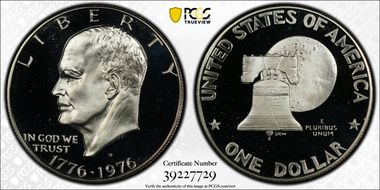 1976-S $1 Silver PR67DCAM