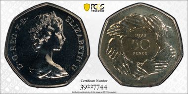 1973 50p S-H2 E.E.C. PR66