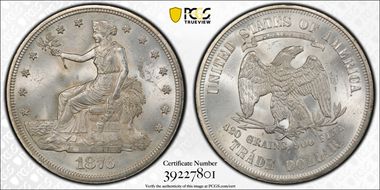 1876 T$1 MS63+