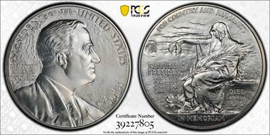 (2014) AR Medal Franklin D.  Roosevelt Chronicles Set MS69