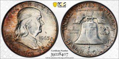 1963 50C MS64FBL