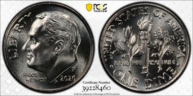 2020-P 10C Early Find MS66FB