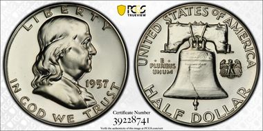 1957 50C PR66