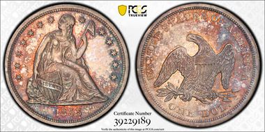 1843 $1 XF45