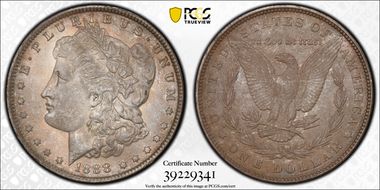 1888 $1 MS64