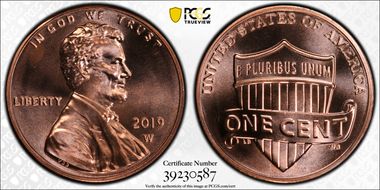 2019-W 1C Shield MS68RD