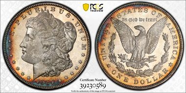 1887 $1 MS64
