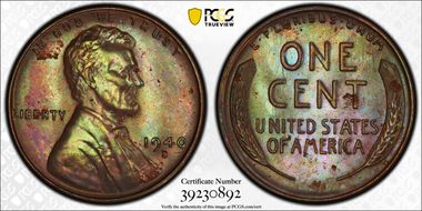 1940-S 1C MS64BN