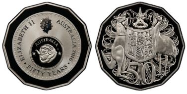 2016 50C 50 Yrs Decimal Currency PR70DCAM