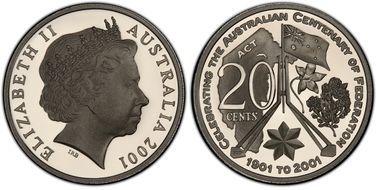 2001 20C Capital Territory PR70DCAM