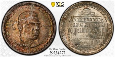 1946-D 50C Booker T. Washington MS66