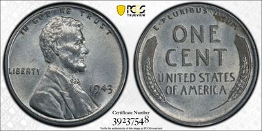 1943 1C MS65