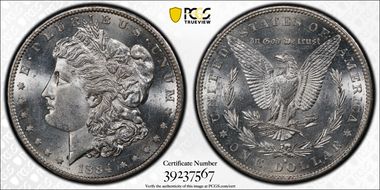 1884-S $1 MS60