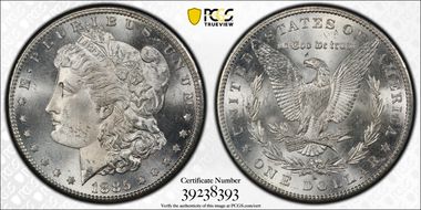 1885-S $1 MS65+