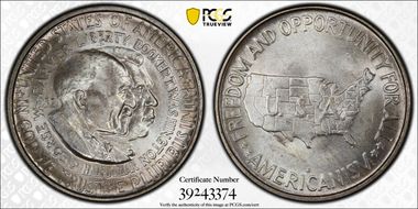 1952-D 50C Washington-Carver MS66