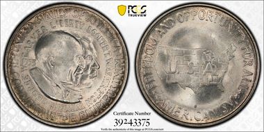 1953-S 50C Washington-Carver MS66