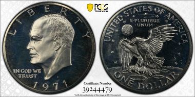 1971-S $1 Silver PR67CAM