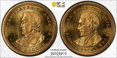 1904 G$1 Lewis and Clark MS67