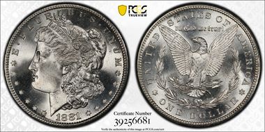 1881-S $1 MS68