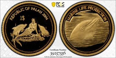 2004 $1 KM-100 Dolphin Head PR69DCAM