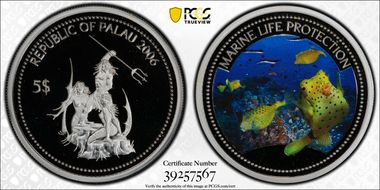 2006 $5 Box Fish PR70DCAM