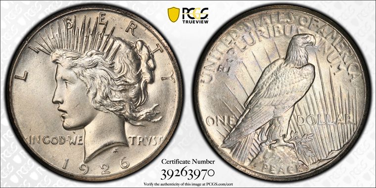 Cert 39263970 - Coin Image