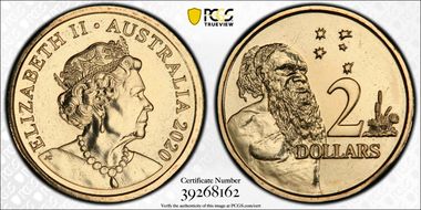 2020 $2 6th Portrait MS66