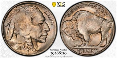 1918 5C MS65