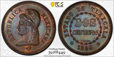 1890 2C X-NC19 Tlaxcala SP65BN