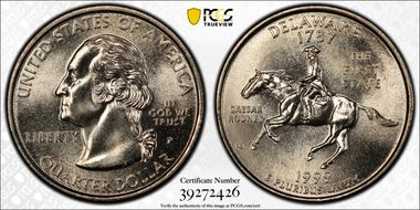 1999-P 25C Delaware MS68