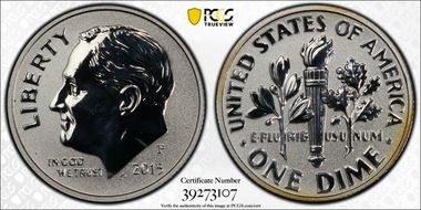 2015-P 10C Silver Reverse Proof PR69