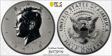 2018-S 50C Reverse Proof Silver 50th Anniversary Set PR69