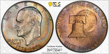 1976-D $1 Type 1 MS64