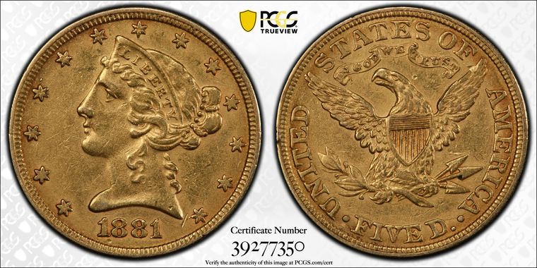 Cert 39277350 - Coin Image