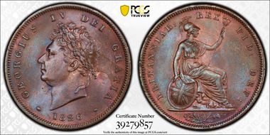 1826 1D S-3823 MS63BN