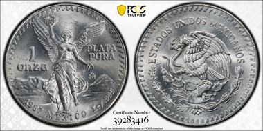 1987-Mo Onza Libertad Ag - DDO MS67