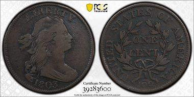 1803 1C Small Date, Small Fraction F12BN